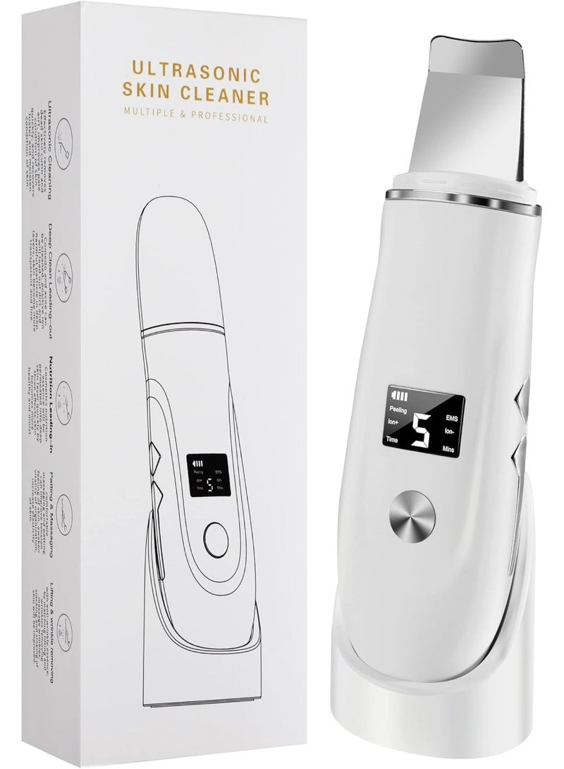 Facial cleansing and blackhead removal tool with rechargeable base, LCD screen, deep facial cleansing skincare tools - Image 2